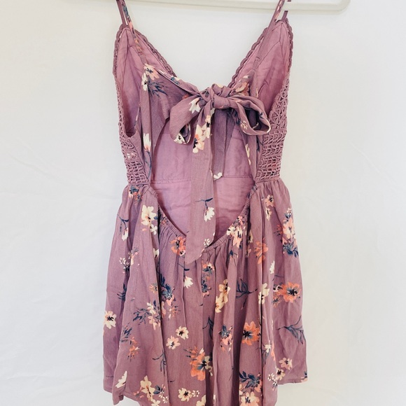 Purple flower romper - Picture 2 of 2